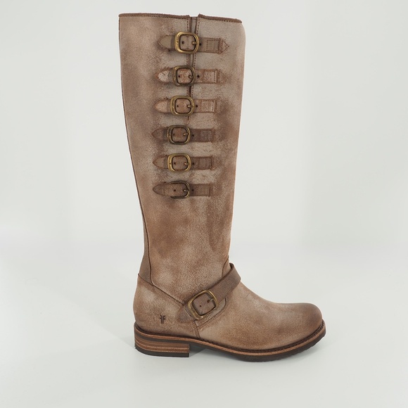 Women's Frye Tan Leather Boots - Picture 1 of 13